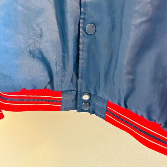 Cleveland Indians Starter Jacket Mens Size XL Diamond Collection Vintage Blue - Picture 4 of 12